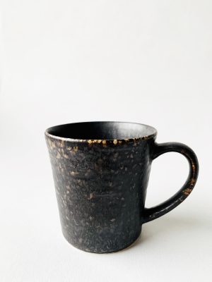 Kaffekrus h 8,2 cm brunt