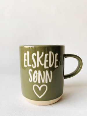 Krus 9,5 cm "Elskede sønn"