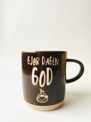 Krus h 9,5 cm "Gjør dagen god"