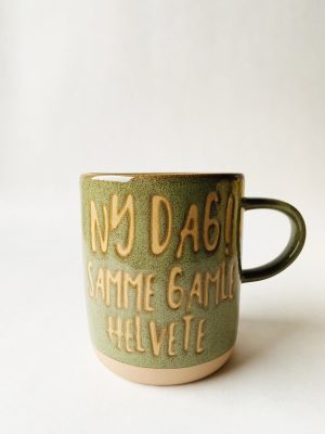 Krus h 9,5 cm "Ny dag!"