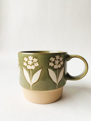 Krus retro Marie grønn