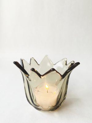 T-lysholder Nora 10x9 cm grønn