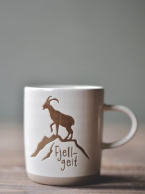 Krus h 9,5 cm "Fjellgeit"