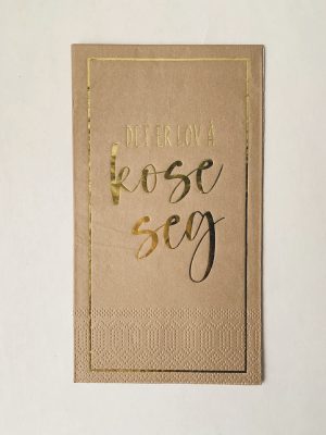 Serviett buffet "Det er lov å kose seg"