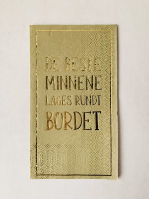 Serviett buffet "De beste minnene"