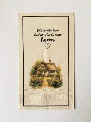 Serviett buffet Ikke hva men hvem