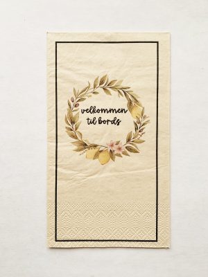 Serviett buffet Sitronkrans