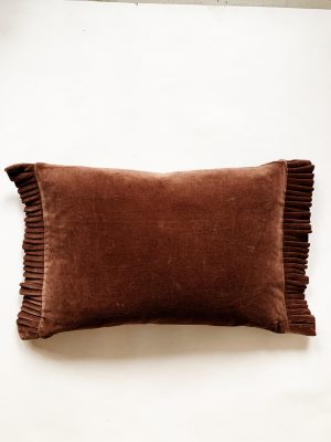 Putetrekk velur 40x60 cm brun